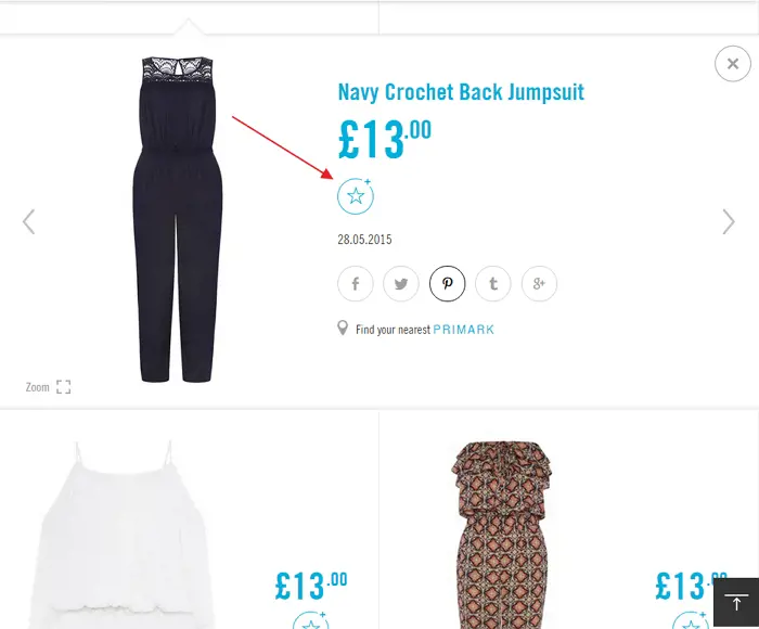 Tilfoej Favorit Primark Tilfoej Favorit Primark