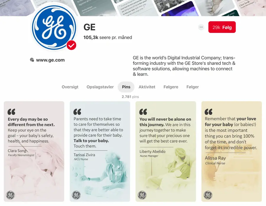 GE Pinterest GE Pinterest