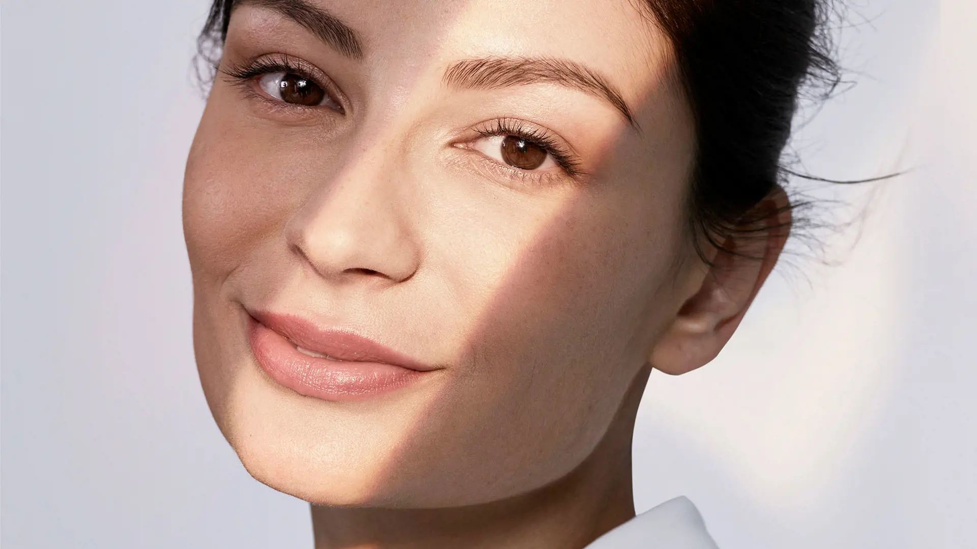 Close up of a woman's face