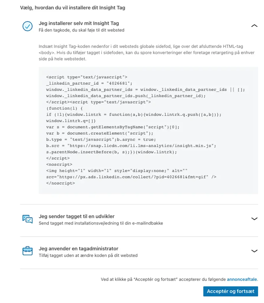 Linkedin Annoncering Insight Tag Linkedin Annoncering Insight Tag