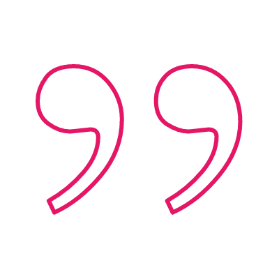 Citatationstegn Pink