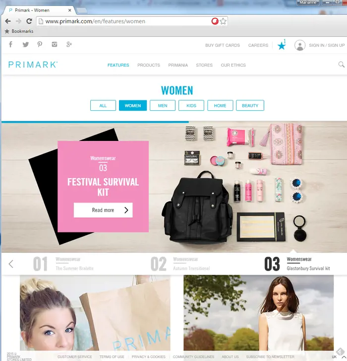 Topmenu I Primark Topmenu I Primark
