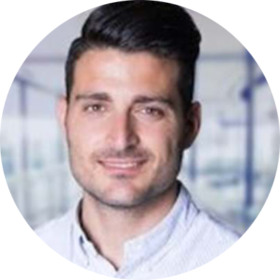 a close up of a man's face 