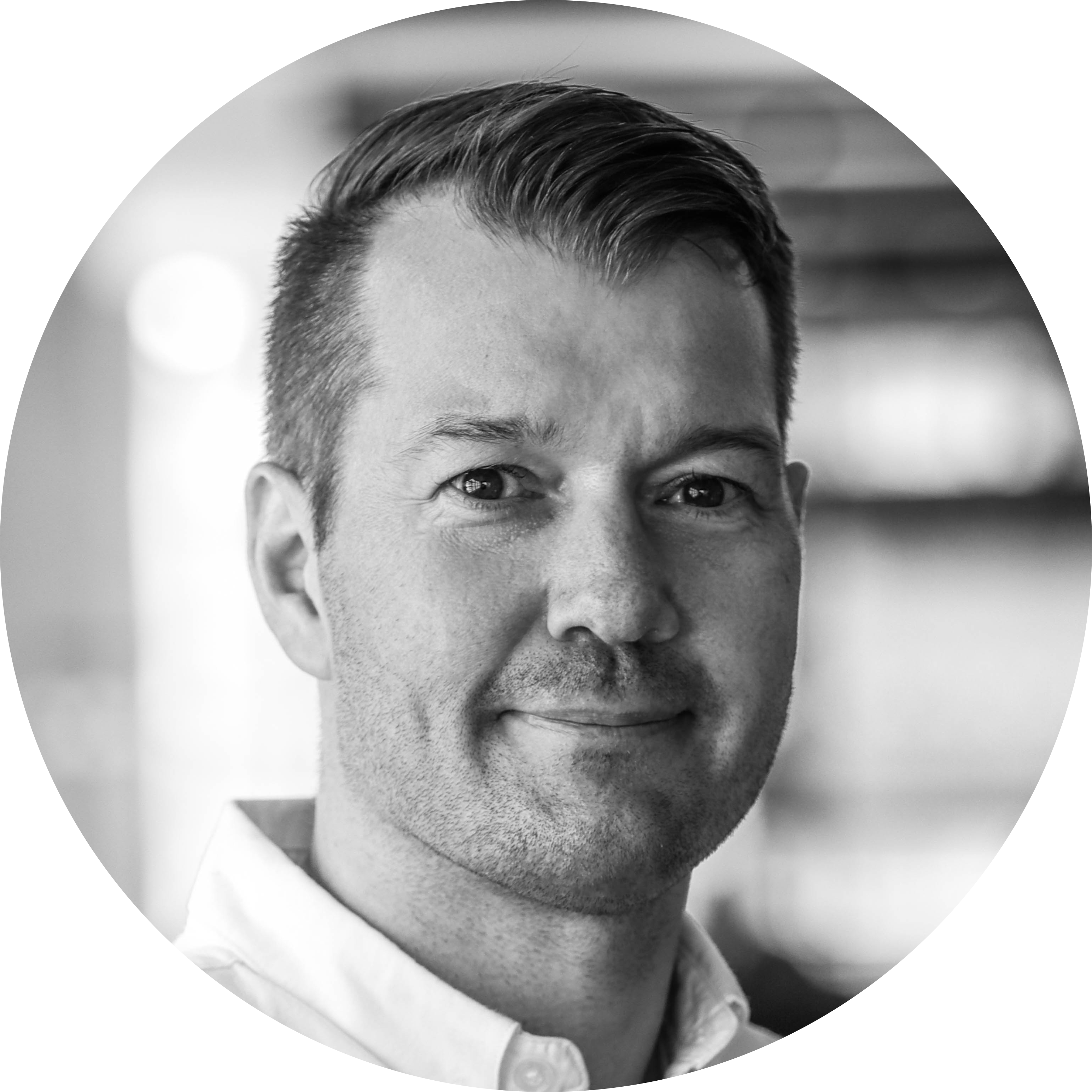 Close-up of a man's face