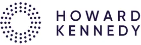  Howard Kennedy logo featuring a circular pattern of dots on the left and "HOWARD KENNEDY" text in dark blue on the right.