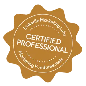 LinkedIn certificering Marketing fundamentals - Novicell, digitalt konsulenthus