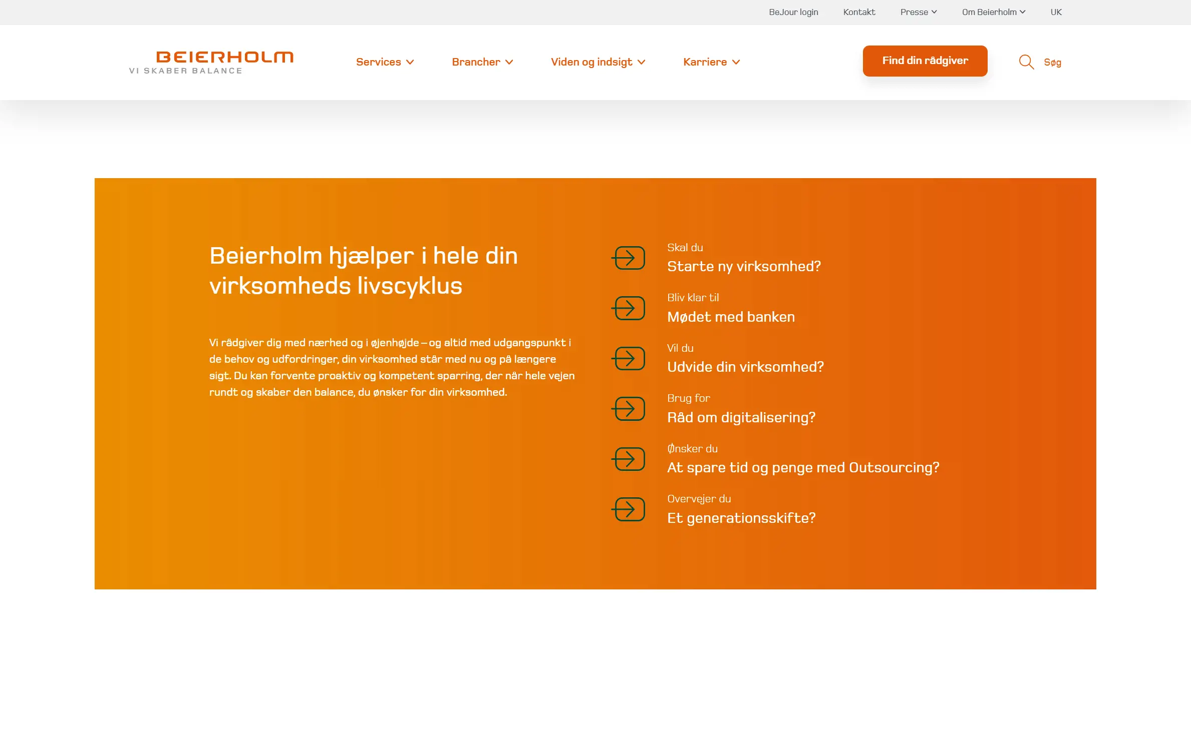 Beierholm Services Page Novicell Beierholm Services Page Novicell